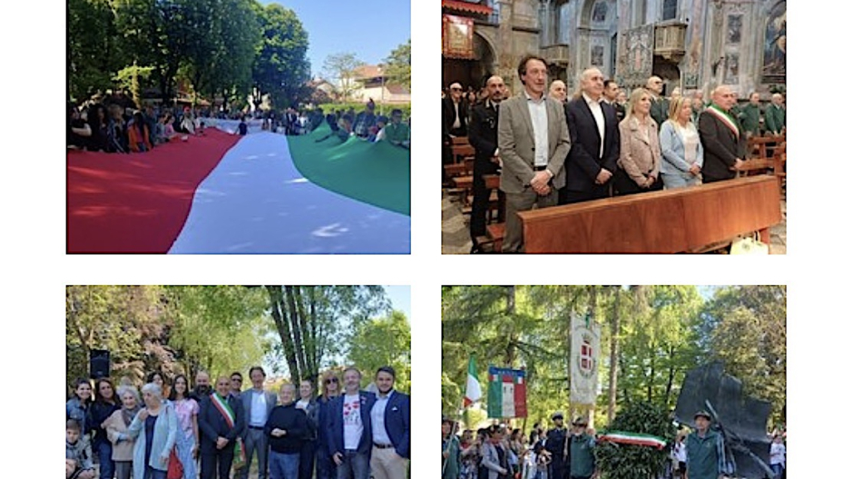 Borgomanero, la cerimonia di commemorazione del 25 aprile